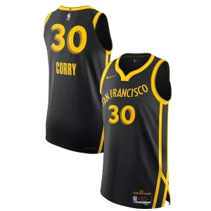 Nike Stephen Curry Golden State Warriors Authentic Unique Jersey City Edition Black Great for Fans