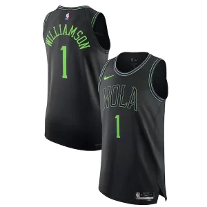 Nike Zion Williamson New Orleans Pelicans Gorgeous Authentic Jersey City Edition Black Perfect for Game Day