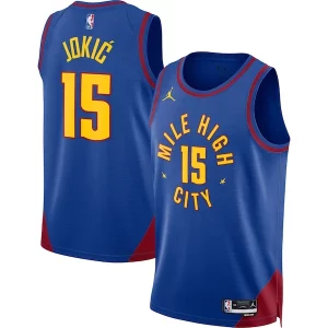 Nikola Jokic Denver Nuggets Jordan Brand Unisex Gorgeous Swingman Jersey Statement Edition Blue Perfect for Game Day