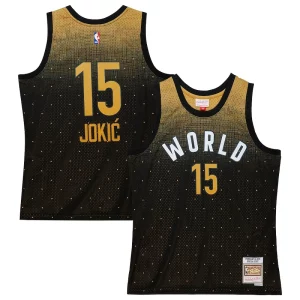 Nikola Jokic Trendy Team World 2016 Hardwood Classics Rising Stars Swingman Jersey Black Great for Fans