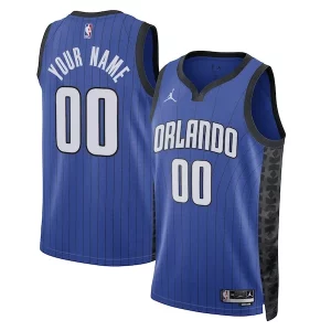 Orlando Magic Unique Jordan Brand Unisex 2022/23 Swingman Custom Jersey Statement Edition Royal for Basketball Enthusiasts