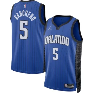 Paolo Banchero Orlando Magic Jordan Brand Unisex Swingman Jersey Statement Edition Gorgeous Blue Great for Fans