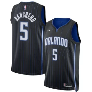 Paolo Banchero Orlando Magic Nike Unisex 2022 Unique NBA Draft First Round Pick Swingman Jersey Icon Edition Black Must - Have for Jerseys Lovers