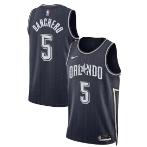 Paolo Banchero Orlando Magic Nike Unisex 2023/24 Stylish Swingman Jersey Navy City Edition Great for Fans
