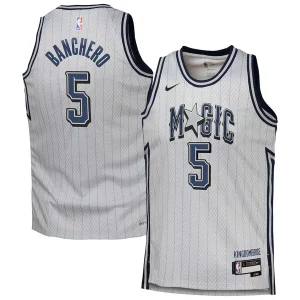Paolo Banchero Orlando Magic Nike Youth 2024/25 Swingman Gorgeous Player Jersey City Edition Silver Ideal for Collectors