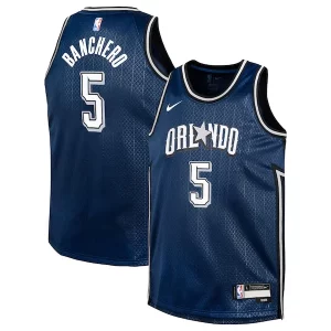 Paolo Unique Banchero Orlando Magic Nike Youth Swingman Replica Jersey City Edition Navy Great for Fans