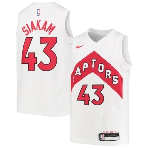 Pascal Eye - catching Siakam Toronto Raptors Nike Youth Swingman Jersey Association Edition White/Red Great for Fans