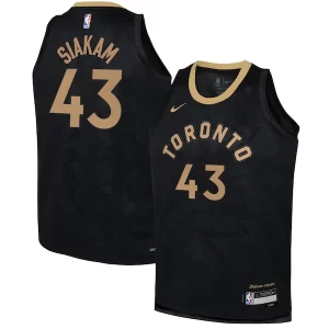 Pascal Siakam Toronto Eye - catching Raptors Nike Youth 2022/23 Swingman Jersey City Edition Black Perfect for Game Day