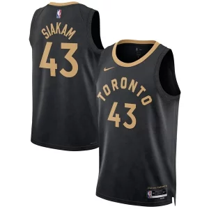Pascal Siakam Toronto Fabulous Raptors Nike Unisex 2022/23 Swingman Jersey City Edition Black for Basketball Enthusiasts