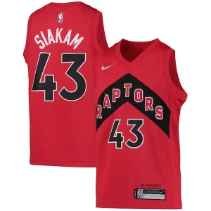 Pascal Siakam Toronto Raptors Nike Youth 2021/22 Diamond Swingman Jersey Icon Edition Stylish Red Must - Have for Jerseys Lovers