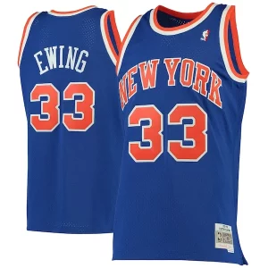 Patrick Unique Ewing New York Knicks 1991/92 Hardwood Classics Swingman Jersey Blue Must - Have for Jerseys Lovers