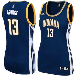 Paul George Indiana Pacers adidas Women's Unique Replica Jersey Navy Perfect for Game Day