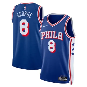 Paul George Philadelphia 76ers Nike Unisex 2024 Offseason Addition Chic Nike Swingman Jersey Royal Must - Have for Jerseys Lovers