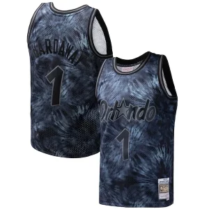 Penny Hardaway Orlando Magic Hardwood Classics 1984/85 Tie Dye Swingman Jersey Eye - catching Black Ideal for Collectors