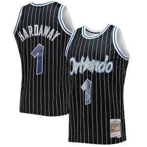 Penny Hardaway Orlando Stylish Magic 1996/97 Hardwood Classics NBA 75th Anniversary Diamond Swingman Jersey Black Must - Have for Jerseys Lovers