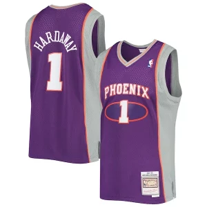 Penny Hardaway Phoenix Unique Suns 2001/02 Hardwood Classics Swingman Jersey Purple/White for Basketball Enthusiasts