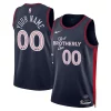 Philadelphia 76ers Nike Unisex 2023/24 Custom Stylish Swingman Jersey Navy City Edition Must - Have for Jerseys Lovers