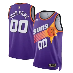 Phoenix Suns Nike Premium Unisex 2022/23 Custom Swingman Jersey Classic Edition Purple Must - Have for Jerseys Lovers