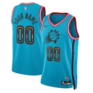 Phoenix Suns Nike Unique Unisex 2022/23 Swingman Custom Jersey City Edition Turquoise for Basketball Enthusiasts
