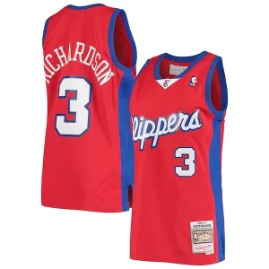 Quentin Richardson LA Chic Clippers 2000/01 Hardwood Classics Swingman Jersey Red for Basketball Enthusiasts