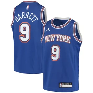 RJ Barrett New York Knicks Jordan Brand Youth 2020/21 Unique Swingman Player Jersey Statement Edition Blue Ideal for Collectors