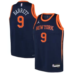 RJ Barrett New York Knicks Jordan Brand Youth Swingman Jersey Statement Navy Gorgeous Great for Fans