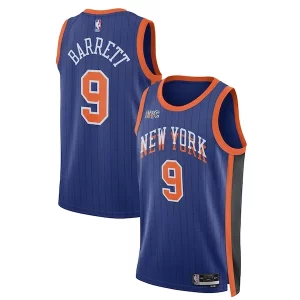 RJ Barrett New York Knicks Nike Unisex Elegant 2023/24 Swingman Jersey Blue City Edition Perfect for Game Day