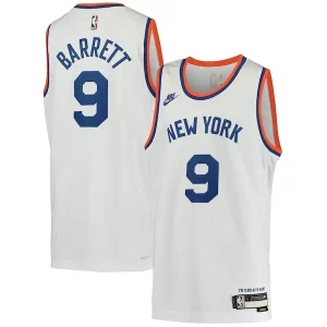 RJ Barrett New York Knicks Nike Youth 2021/22 Swingman Unique Player Jersey Classic Edition White Ideal for Collectors