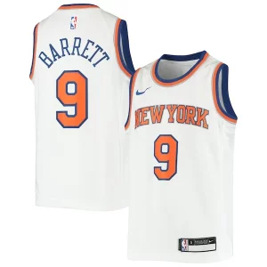 RJ Barrett Unique New York Knicks Nike Youth Swingman Jersey Association Edition White Must - Have for Jerseys Lovers
