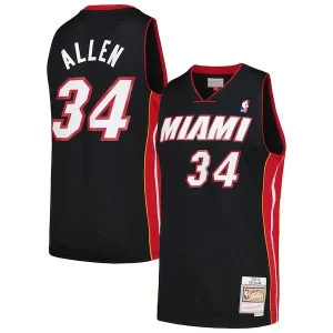 Ray Stylish Allen Miami Heat 2012/13 Hardwood Classics Swingman Jersey Black Great for Fans