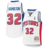 Richard Hamilton Detroit Elegant Pistons Youth 2003/04 Hardwood Classics Swingman Jersey White Perfect for Game Day