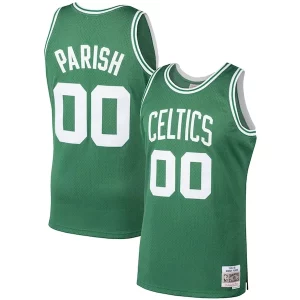 Robert Parish Boston Celtics 1985/86 Hardwood Classics Swingman Jersey Gorgeous Kelly Green for Basketball Enthusiasts
