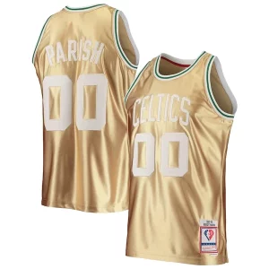 Robert Parish Boston Celtics 75th Anniversary 1985/86 Hardwood Premium Classics Swingman Jersey Gold Perfect for Game Day