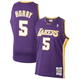 Robert Unique Horry Los Angeles Lakers 1999/00 Hardwood Classics Swingman Jersey Purple Great for Fans