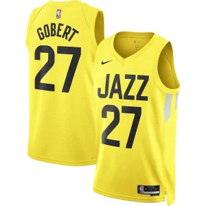 Rudy Gobert Utah Jazz Nike Trendy Unisex Swingman Jersey Icon Edition Gold Perfect for Game Day