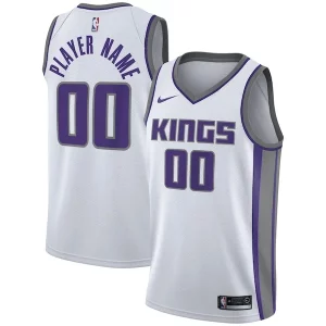 Sacramento Kings Nike 2020/21 Swingman Custom Fabulous Jersey Association Edition White Great for Fans