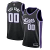 Sacramento Gorgeous Kings Nike Unisex Swingman Custom Jersey Icon Edition Black Great for Fans