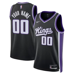 Sacramento Gorgeous Kings Nike Unisex Swingman Custom Jersey Icon Edition Black Great for Fans