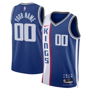 Sacramento Kings Nike Unisex 2023/24 Custom Swingman Jersey Blue Chic City Edition Must - Have for Jerseys Lovers