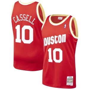 Sam Cassell Chic Houston Rockets 1993/94 Hardwood Classics Swingman Jersey Red for Basketball Enthusiasts