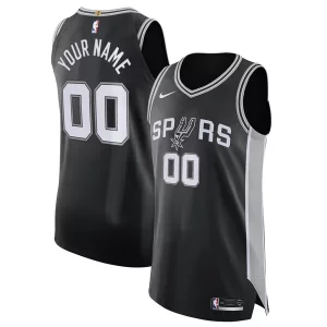 San Stylish Antonio Spurs Nike Authentic Custom Jersey Black Icon Edition for Basketball Enthusiasts