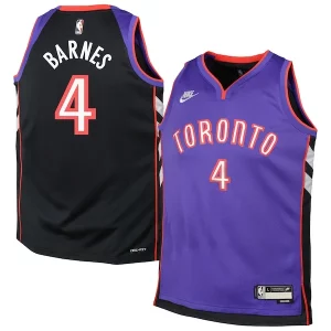 Scottie Barnes Toronto Elegant Raptors Nike Youth 2024/25 Swingman Jersey Purple Classic Edition for Basketball Enthusiasts