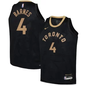 Scottie Barnes Toronto Raptors Nike Youth 2022/23 Swingman Jersey Eye - catching City Edition Black for Basketball Enthusiasts