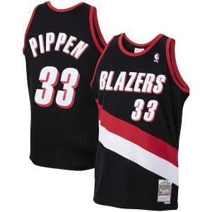 Scottie Pippen Portland Stylish Trail Blazers 1999/00 Hardwood Classics Swingman Jersey Black Perfect for Game Day
