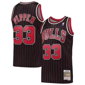 Scottie Unique Pippen Chicago Bulls Hardwood Classics Swingman Jersey Black Great for Fans