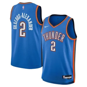 Shai Gilgeous Premium Alexander Oklahoma City Thunder Nike Youth Swingman Jersey Icon Edition Blue Great for Fans