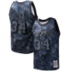 Shaquille O'Neal Los Angeles Lakers Hardwood Classics 1996/97 Tie Chic Dye Swingman Jersey Black Perfect for Game Day