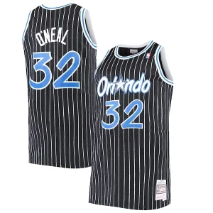 Shaquille O'Neal Orlando Magic Big & Tall Hardwood Classics Premium Jersey Black for Basketball Enthusiasts