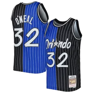 Shaquille O'Neal Orlando Magic Hardwood Fabulous Classics 1994/95 Split Swingman Jersey Blue/Black Must - Have for Jerseys Lovers