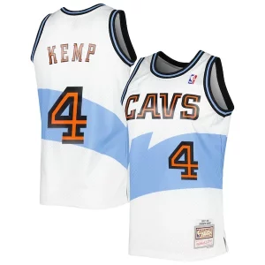 Shawn Kemp Cleveland Cavaliers Hardwood Fabulous Classics Swingman Jersey White Ideal for Collectors